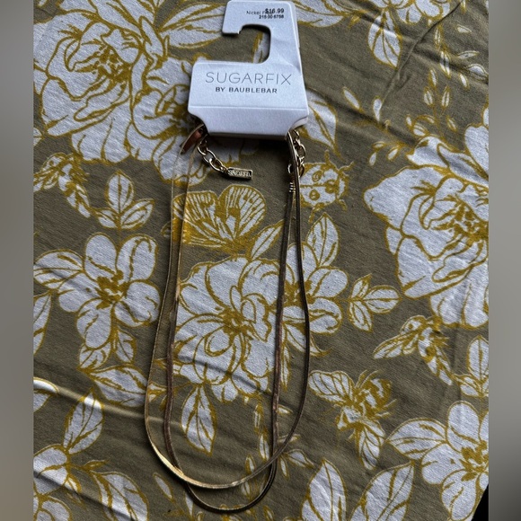SUGARFIX by BaubleBar Layered Gold Necklaces - Picture 1 of 5